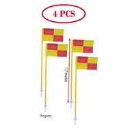 4 PCS Football Field Corner Flags 1.7M