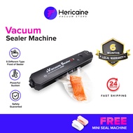 2024 Upgrade Model Hericaine Vacuum Food Sealer Machine Embossed Plastic