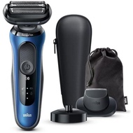 BRAUN 61-B4200CS-V Men's Shaver Series 6 Rechargeable 3-Blade Bath Shaving Washable Charging Stand