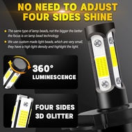 New ชุดหลอดไฟหน้าฮาโลเจน LED V4 6000K สีขาว แบบเปลี่ยน สําหรับ Toyota Vios E Spec J Spec 2013 2014-2