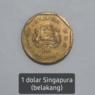 Koin 1 dolar Singapura langka