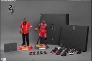 全新 Enterbay Jordan Final Limited Edition Away (100% 啡箱未開) 佐敦 + 全新  Pippen 2.0 柏賓 + 全新 Rodman 洛文 NBA 