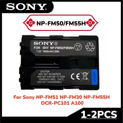 Original NP-FM50 NP FM50 FM55H Camera Battery For Sony NP-FM51 NP-FM30 NP-FM55H DCR-PC101 A100 Serie