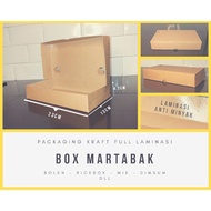 MARTABAK BOX KRAFT Laminated PACKAGING