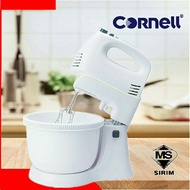 CORNELL STAND MIXER 3,5L.CORNELL PENGADUN TEPUNG KEK. CORNELL PEMBANCUH TELUR.CORNELL DETACHABLE AND HAND MIXER