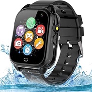 OVV Kids Waterproof Smart Watch Boys Girls Age 3-12 with 26 Game 1.44'' HD Touch Screen Music Player