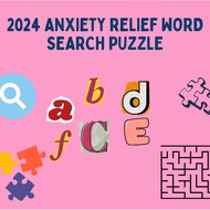 [PDF] 130 Pages Anxiety Relief Word Search for Adults Graphic