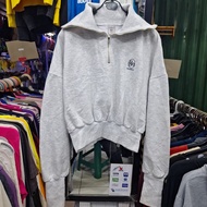 HOODIE CROP RONRON ABU ABU