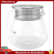 [In Stock]Heat Resistant Coffee Pot Hand Brewing Coffee Pot Steel Cover Transparent Sharing Pot Glas