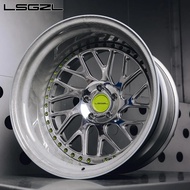 Carbon Fiber Deep Dish Alloy Passenger Car Wheels for Audi for BMW 5x114.3 5x130 5x112 5x120 Inch Ri