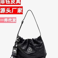 Grotto Leather-Lined Large Capacity Commuter Messenger Bag