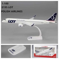 1:100 Model LOT E195/Qantas Fk-100/New Zealand Dash- Q300/Klm Fokker/Domoliti Italy E195/Portugal