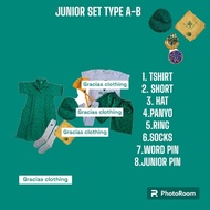 TYPE A COMPLETE SET 8in1  SCHOOL UNIFORM ATTIRE, TWINKLER,STAR, JUNIOR HIGH