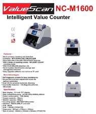Valuescan NC-M1600 Mix Notes Multi Currency Heavy Duty Bank Notes Bill money Counter with Top Loadin