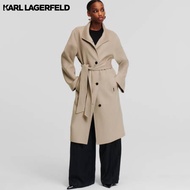 KARL LAGERFELD - SOFT DOUBLE-FACE WOOL COAT 245W1501
