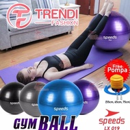 Art D27U Ball Gym Ball Yoga Ball 75cm Speeds Gym Ball Speeds Bonus Pump