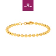 HABIB Oro Italia 916 Yellow Gold Bracelet GW52791224(300)-BBY (for baby) (22K Gold)
