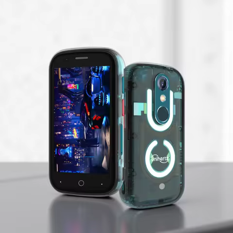 Unihertz Jelly Star Mini Smartphone Android 13 8GB 256GB Led Light Unlocked Transparent Backshell Ce