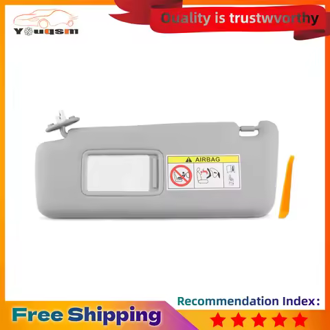 Left Driver Side Sun Visor Fit for Lexus GX460 2010-2022 Replace 74320-60D22-A0, 7432060D22A0, 74320