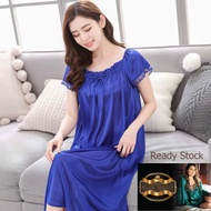 #readystock HITOMI Sexy Sleepwear Pyjamas Long Sleeve Dress Baju Tidur wanita seksi perempuan