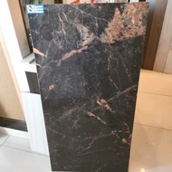 granit 60x120 hitam motif Glazed /granit  lantai 
