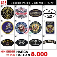15 US ARMY MILLITARY INSIGNIA USAF NAVY RETIRED WW2 RANK VETERAN AIR/SPECIAL COMPUTERForce army patc