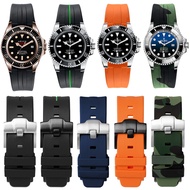 สายนาฬิกาทางเลือก Rolex Water Ghost King ANCON Yacht-Master Series สายนาฬิกายางซิลิโคน 21 มม