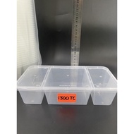 50pcs TC 1300 TC CONTAINER TRIPLE COMPARTMENT / TRIPLE COMPARTMENT   MURAHH  