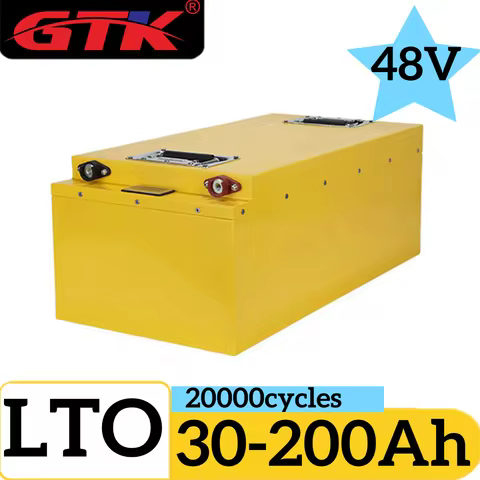 GTK 22S LTO 48V 30Ah 40AH 80Ah 100Ah 120Ah 150Ah 180Ah 200Ah Lithium Titanate Battery for 3KW 4KW 5K