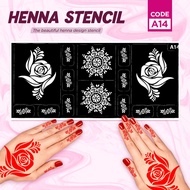 Sticker inai / Sticker Henna / Henna Stencil / Mehndi Stencil NEW DESIGN
