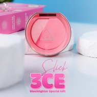 3ce Blushligher blush and highlighter Set with brush 4.3g