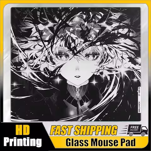Wallhack Sp-005 Awake Sora Glass Mouse Pad 450x400MM Large Size E-sports Gaming Desk Pad Photovoltai