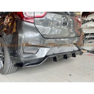 ready stock myvi g3 mg3 2018 rear diffuser v1 ready stock GLOSS BLACK PAINT