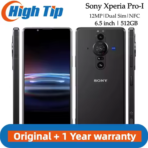 Sony Xperia Pro-I XQ-BE72 Original 12GB RAM 512GB Mobile phone 6.5" Snapdragon 5G Octa Core Triple 1