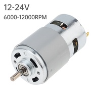 795 Motor DC 12-24V 12000RPM Motor Mikro Tork Tinggi dengan Galas Bebola Berganda