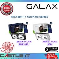 GALAX NVIDIA GeForce RTX 5060 Ti 1-Click OC Black White 8GB 16GB GDDR7 Gaming Graphic Card GPU