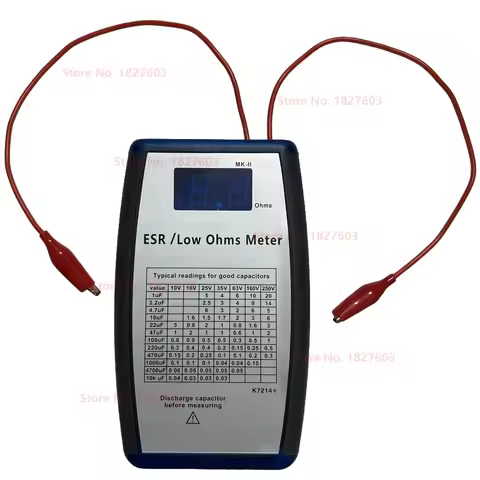 BLUE K7214+ ESR meter circuit same as K7254, EVB & Dick Smith MKII ESR Meter