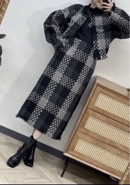 琥珀太太 編織裙 L