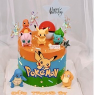 Set of 6 POKEMON Cake Decorations-Q4096