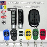 433MHz Mini Remote Control Clone Copy Duplicate Auto Learn Garage Door Car Key Autogate Duplicator
