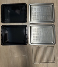 原裝TOSHIBA東芝MS3-STQ20SC 20公升蒸焗爐配件：烤盤、蒸盤、金屬烤網/烤架