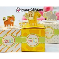 12pcs Born To Be Wild Baby Shower Favor Box Kotak Majlis Aqiqah Doorgift Goodies Coklat Baby Full Mo