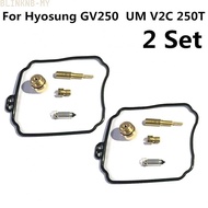 Carburetor Kit Rebuild 2 Set For Aquila UMV2C For Hyosung GV250 UM V2C 250T