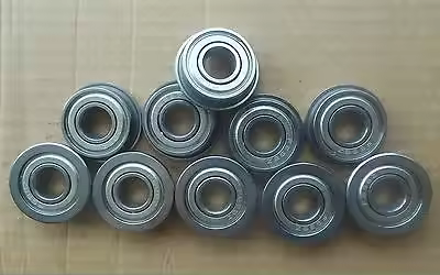 10Pcs F693 F693ZZ Shielded Model Flange Bearing 3 x 8 x 4mm