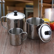 304 Stainless Steel Mug with Cover Cup Teh Tarik Mug /304不锈钢马克杯带盖杯