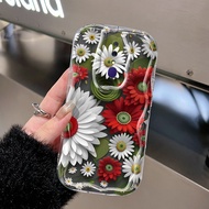 Casing HP OPPO F11 A9 2019 A9x Case HP Soft New Phone Case Cute Daisies Flower Pattern Silicone Protective Case Softcase