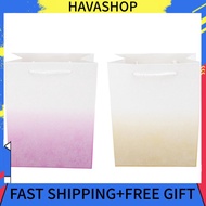 Havashop 12pcs Paper Gift Bags Glitter Wrap Bag Recyclable Packaging with Handle for Birthday Christmas Wedding Party