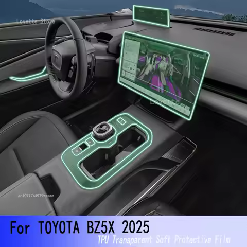 For TOYOTA BZ5X 2025 Car Navigation Instrucment condition Protective TPU Gearbox Screen Protector co