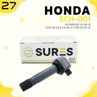 คอล์ยจุดระเบิด HONDA ACCORD G8 2.0 08-12 / CIVIC FD นางฟ้า 1.8 2.0 05-12 / CRV G3 2.0 07-12 / เครื่อ