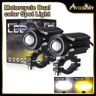 Motorcycle Spot Light Headlight LED Fog Light 2 Colors 6500LM Motorcycle Light